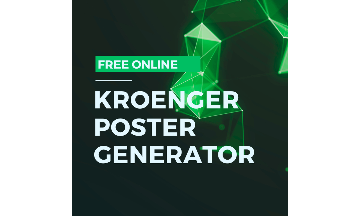 How to use Kroenger Poster Generator Online