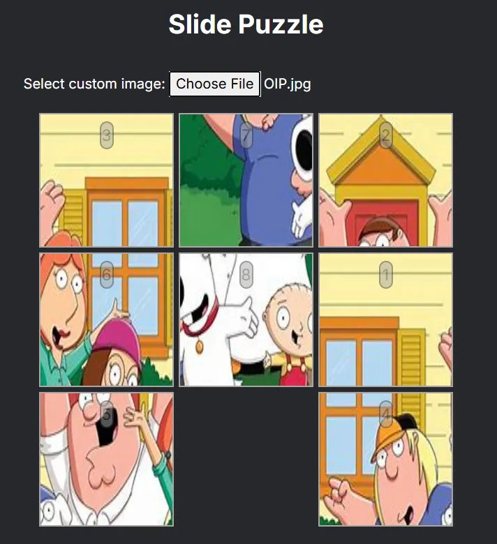 Slide Puzzle Game